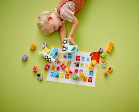 Klocki DUPLO 10421 Ciężarowka z alfabetem Klocki DUPLO 10421 Ciężarowka z alfabetem