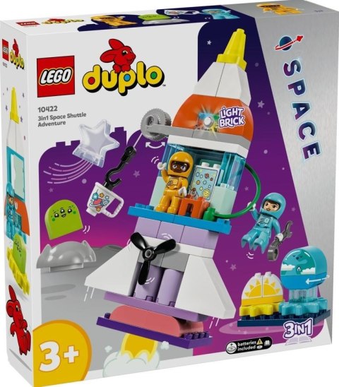 Klocki DUPLO 10422 Przygoda w promie kosmicznym 3w1 Klocki DUPLO 10422 Przygoda w promie kosmicznym 3w1