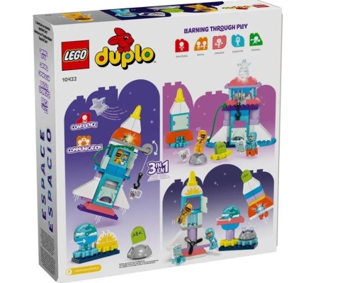 Klocki DUPLO 10422 Przygoda w promie kosmicznym 3w1 Klocki DUPLO 10422 Przygoda w promie kosmicznym 3w1