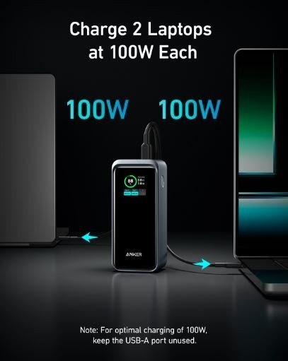 Powerbank Prime 20000 mAh 200W USB-C x 2 USB-A x 1 Powerbank Prime 20000 mAh 200W USB-C x 2 USB-A x 1