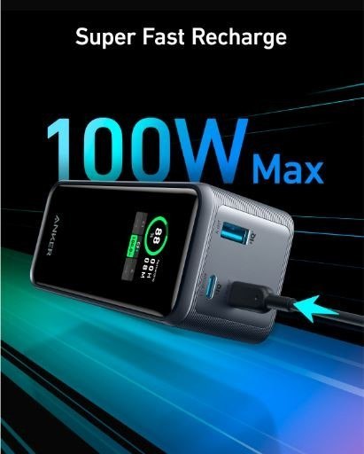 Powerbank Prime 20000 mAh 200W USB-C x 2 USB-A x 1 Powerbank Prime 20000 mAh 200W USB-C x 2 USB-A x 1