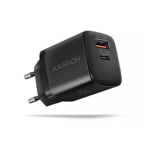 ACU-PQ20 Ładowarka sieciowa 20W, QC3.0/AFC/FCP + PD type-C Czarna ACU-PQ20 Ładowarka sieciowa 20W, QC3.0/AFC/FCP + PD type-C Czarna
