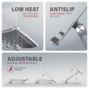 HMC-STND Stojak z wieloportowy hub Aluminiowy 7in1, 5Gbps, do 10"-16" cali laptopów, nastawny, 3x USB-A, HDMI 4K/60Hz, GLAN, PD 