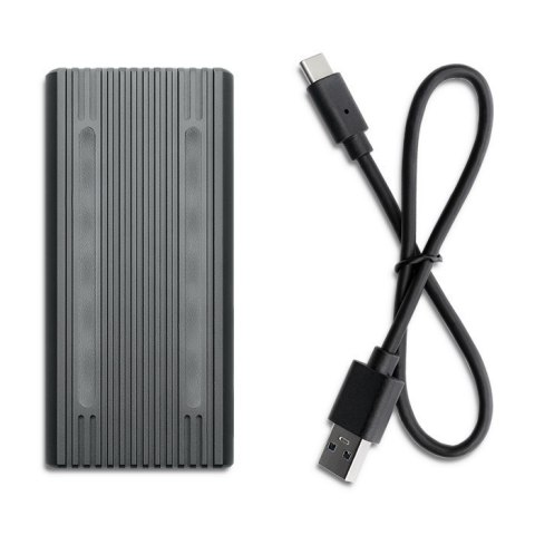 Obudowa | kieszeń na dysk M.2 SSD | SATA | NVMe | RGB LED | USB-C| 4TB Obudowa | kieszeń na dysk M.2 SSD | SATA | NVMe | RGB LED | USB-C| 4TB