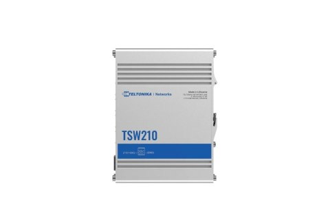 Przełącznik niezarządzalny TSW210 Switch 2xSFP 8xPoE+ 8xGbE DIN RAIL Back Panel Przełącznik niezarządzalny TSW210 Switch 2xSFP 8xPoE+ 8xGbE DIN RAIL Back Panel