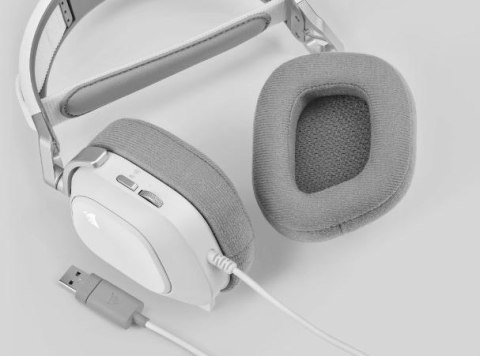 Słuchawki HS80 RGB USB Wired White Słuchawki HS80 RGB USB Wired White