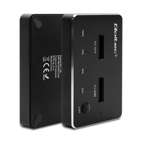 Stacja dokująca dysków SSD M.2 | NVMe | SATA | USB-C | DUAL 2 x 2TB Stacja dokująca dysków SSD M.2 | NVMe | SATA | USB-C | DUAL 2 x 2TB