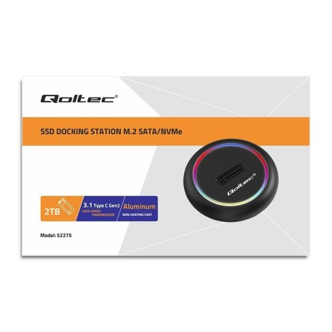 Stacja dokujca dysków SSD M.2 | NVMe | SATA | USB-C | 2TB Stacja dokujca dysków SSD M.2 | NVMe | SATA | USB-C | 2TB