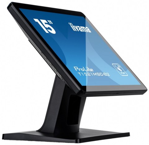 Monitor 15 cali T1521MSC-B2 POJEMN.10PKT.TN,7H,IP65(front),VGA,HDMI,2x2W,4:3,VESA Monitor 15 cali T1521MSC-B2 POJEMN.10PKT.TN,7H,IP65(front),VGA,HDMI,2x2W,4:3,VESA