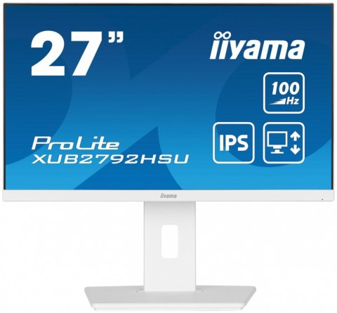 Monitor 27 cali ProLite XUB2792HSU-W6 IPS,HDMI,DP,100Hz,SLIM,4xUSB3.2,PIVOT, HAS(150mm),2x2W Monitor 27 cali ProLite XUB2792HSU-W6 IPS,HDMI,DP,100Hz,SLIM,4xUSB3.2,PIVOT, HAS(150mm),2x2W