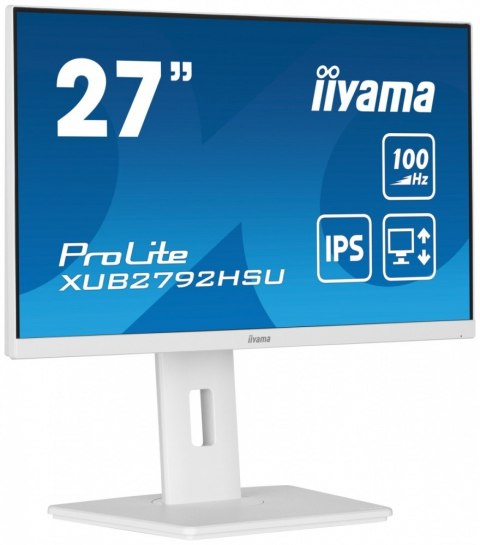 Monitor 27 cali ProLite XUB2792HSU-W6 IPS,HDMI,DP,100Hz,SLIM,4xUSB3.2,PIVOT, HAS(150mm),2x2W Monitor 27 cali ProLite XUB2792HSU-W6 IPS,HDMI,DP,100Hz,SLIM,4xUSB3.2,PIVOT, HAS(150mm),2x2W