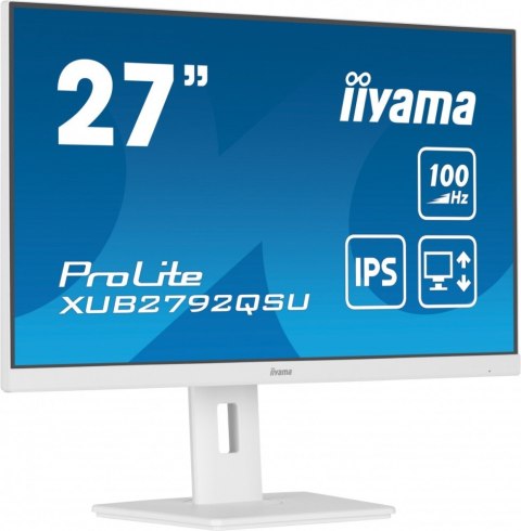 Monitor 27 cali ProLite XUB2792QSU-W6 IPS,QHD,HAS(150mm),100Hz,4xUSB3.2,SLIM Monitor 27 cali ProLite XUB2792QSU-W6 IPS,QHD,HAS(150mm),100Hz,4xUSB3.2,SLIM