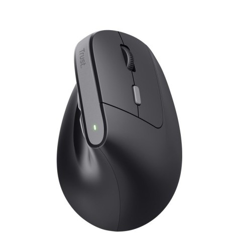 Mysz bezprzewodowa ergonomiczna Bayo II czarna Mysz bezprzewodowa ergonomiczna Bayo II czarna