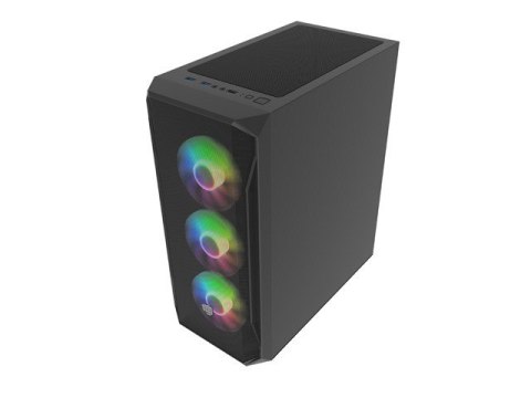 Obudowa Fury Shobo SH4F RGB Midi Tower z oknem Czarna Obudowa Fury Shobo SH4F RGB Midi Tower z oknem Czarna