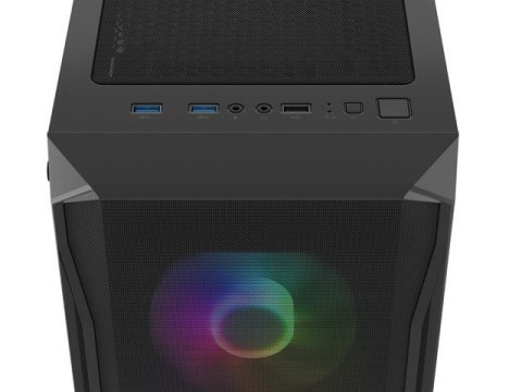 Obudowa Fury Shobo SH4F RGB Midi Tower z oknem Czarna Obudowa Fury Shobo SH4F RGB Midi Tower z oknem Czarna