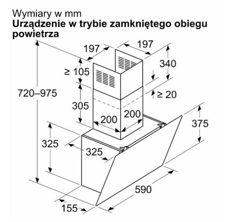 Okap DWK65DK20 biały Okap DWK65DK20 biały
