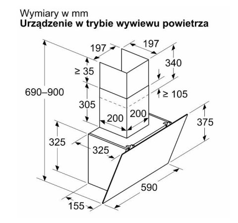 Okap DWK65DK20 biały Okap DWK65DK20 biały