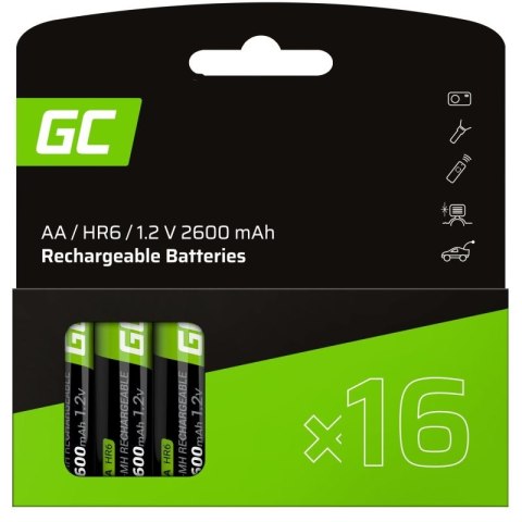 Akumulatorki paluszki AA R6 2600mAh 16 sztuk Akumulatorki paluszki AA R6 2600mAh 16 sztuk