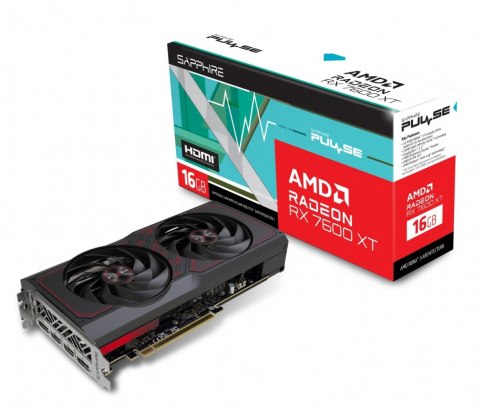 Karta graficzna Radeon RX 7600 XT PULSE 16GB GDDR6 128bit 2DP/2HDMI Karta graficzna Radeon RX 7600 XT PULSE 16GB GDDR6 128bit 2DP/2HDMI