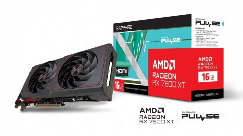 Karta graficzna Radeon RX 7600 XT PULSE 16GB GDDR6 128bit 2DP/2HDMI Karta graficzna Radeon RX 7600 XT PULSE 16GB GDDR6 128bit 2DP/2HDMI