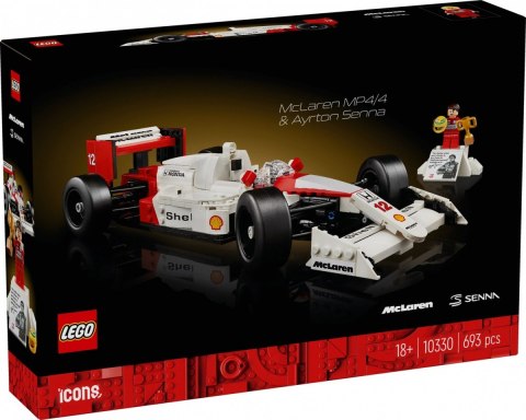 Klocki Icons 10330 McLaren MP4/4 i Ayrton Senna Klocki Icons 10330 McLaren MP4/4 i Ayrton Senna