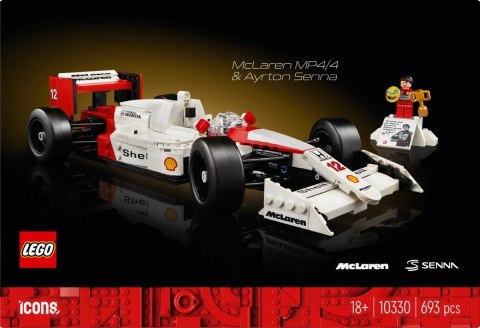 Klocki Icons 10330 McLaren MP4/4 i Ayrton Senna Klocki Icons 10330 McLaren MP4/4 i Ayrton Senna