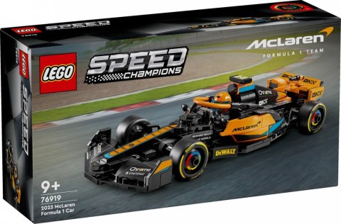 Klocki Speed Champions 76919 Samochód wyścigowy McLaren Formula 1 wersja 2023 Klocki Speed Champions 76919 Samochód wyścigowy McLaren Formula 1 wersja 2023