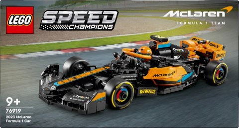 Klocki Speed Champions 76919 Samochód wyścigowy McLaren Formula 1 wersja 2023 Klocki Speed Champions 76919 Samochód wyścigowy McLaren Formula 1 wersja 2023