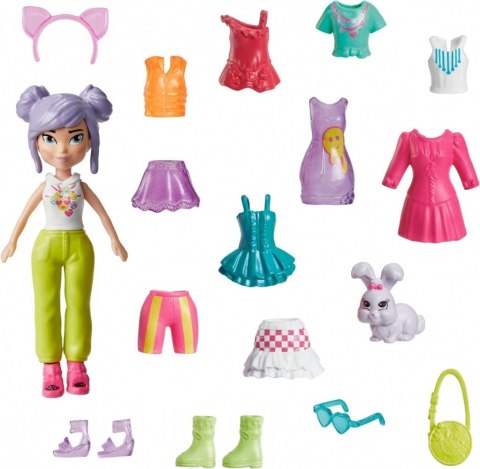 Figurka Polly Pocket Zestaw Modowy przebieranki HKV94 Figurka Polly Pocket Zestaw Modowy przebieranki HKV94