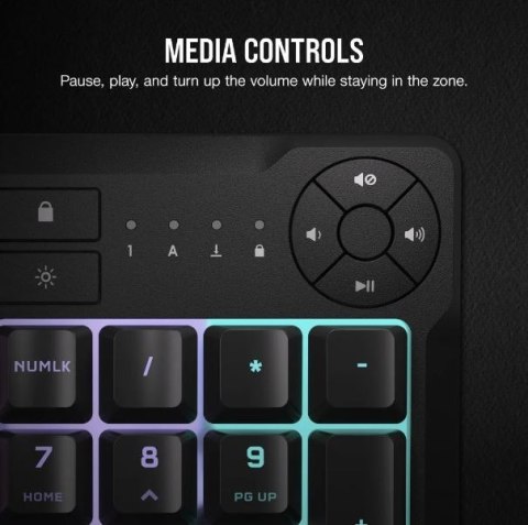Klawiatura K55 Core RGB Czarna Klawiatura K55 Core RGB Czarna