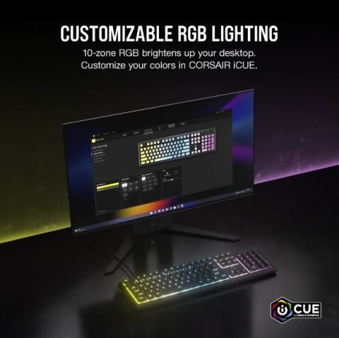 Klawiatura K55 Core RGB Czarna Klawiatura K55 Core RGB Czarna