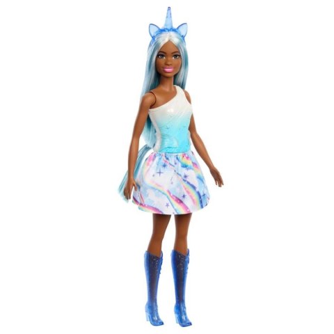 Lalka Barbie Jednorożec, niebieski strój Lalka Barbie Jednorożec, niebieski strój