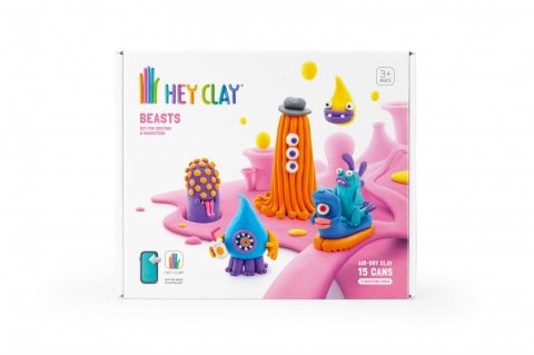Masa Platyczna Hey Clay Bestie 15 puszek Masa Platyczna Hey Clay Bestie 15 puszek