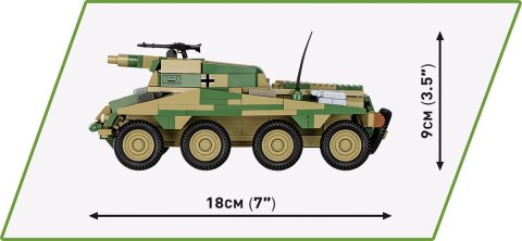 Klocki Historical Collection Sd.Kfz. 234/3 Stummel Klocki Historical Collection Sd.Kfz. 234/3 Stummel