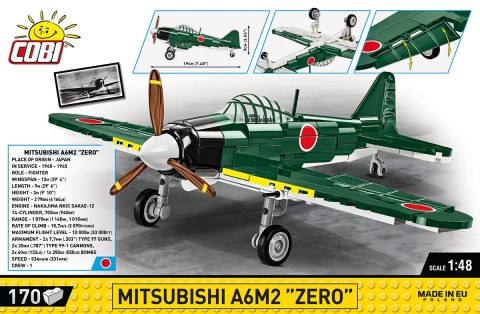 Klocki Mitsubishi A6M2 Zero Klocki Mitsubishi A6M2 Zero