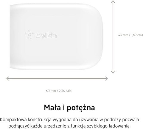 Ładowarka sieciowa BOOST CHARGE 30w USB-C PD PPS + Kabel USB-C Ładowarka sieciowa BOOST CHARGE 30w USB-C PD PPS + Kabel USB-C