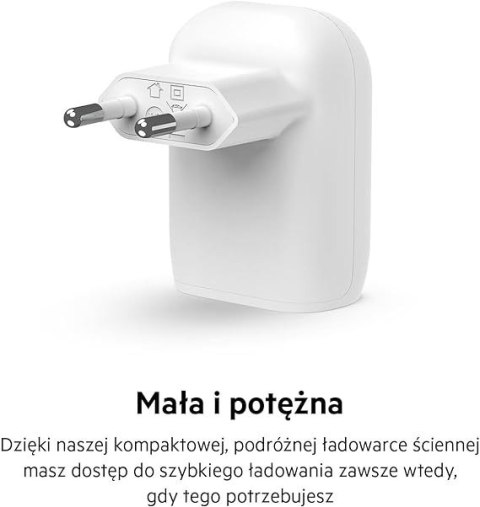 Ładowarka sieciowa BOOST CHARGE 30w USB-C PD PPS + Kabel USB-C Ładowarka sieciowa BOOST CHARGE 30w USB-C PD PPS + Kabel USB-C