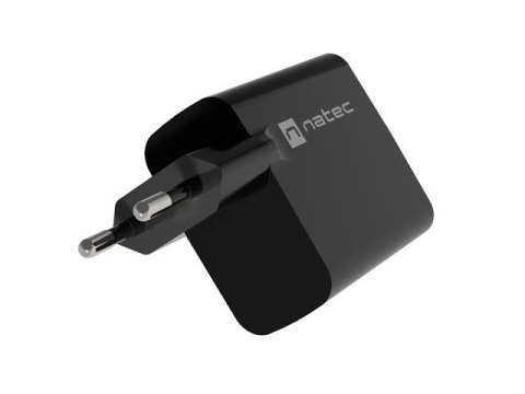 Ładowarka sieciowa Ribera GAN 1X USB-A + 1X USB-C 65W Czarna Ładowarka sieciowa Ribera GAN 1X USB-A + 1X USB-C 65W Czarna