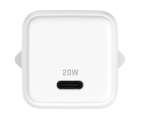 Ładowarka sieciowa USB C 20W 3A Power Delivery 3.0 QC 3.0 Biała Ładowarka sieciowa USB C 20W 3A Power Delivery 3.0 QC 3.0 Biała