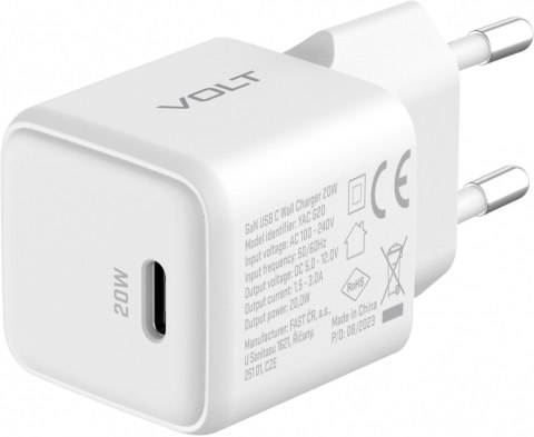 Ładowarka sieciowa USB C 20W 3A Power Delivery 3.0 QC 3.0 Biała Ładowarka sieciowa USB C 20W 3A Power Delivery 3.0 QC 3.0 Biała