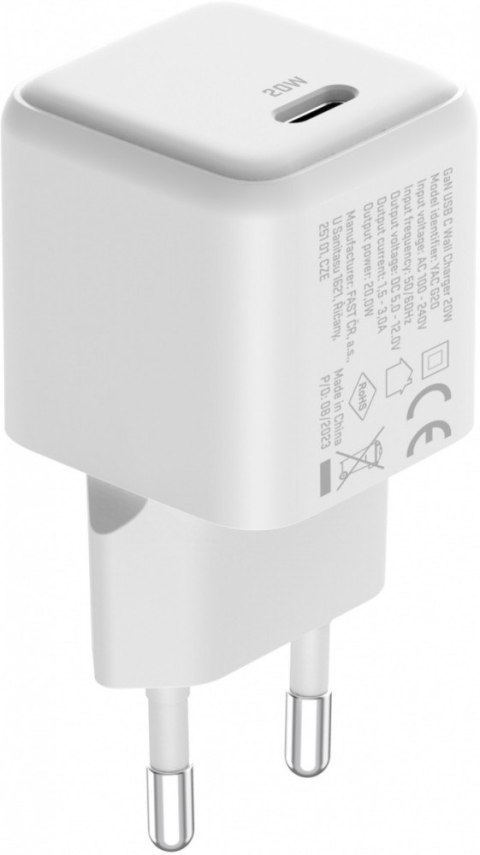 Ładowarka sieciowa USB C 20W 3A Power Delivery 3.0 QC 3.0 Biała Ładowarka sieciowa USB C 20W 3A Power Delivery 3.0 QC 3.0 Biała