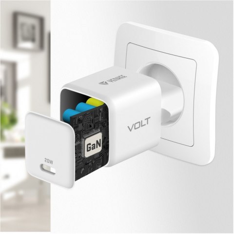 Ładowarka sieciowa USB C 20W 3A Power Delivery 3.0 QC 3.0 Biała Ładowarka sieciowa USB C 20W 3A Power Delivery 3.0 QC 3.0 Biała