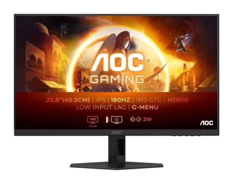 Monitor 24G4XE 23.8 cala IPS 180Hz HDMIx2 DP Głośniki Monitor 24G4XE 23.8 cala IPS 180Hz HDMIx2 DP Głośniki