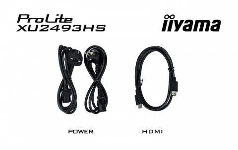 Monitor ProLite 23.8 cala XU2493HS-B6 IPS,HDMI,DP,2x2W,ACR Monitor ProLite 23.8 cala XU2493HS-B6 IPS,HDMI,DP,2x2W,ACR