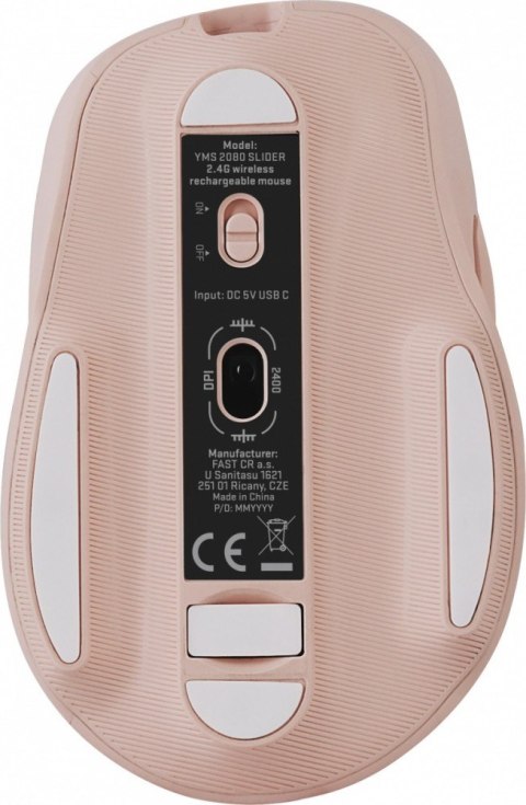Mysz bezprzewodowa 2,4GHz akumulator 6 przycisków 2400DPI Mysz bezprzewodowa 2,4GHz akumulator 6 przycisków 2400DPI