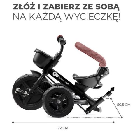 Rowerek trójkołowy AVEO ROSE PINK Rowerek trójkołowy AVEO ROSE PINK