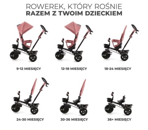 Rowerek trójkołowy AVEO ROSE PINK Rowerek trójkołowy AVEO ROSE PINK