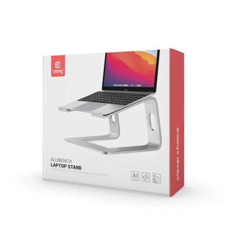 AluBench Aluminiowa podstawka do laptopa Srebrna AluBench Aluminiowa podstawka do laptopa Srebrna