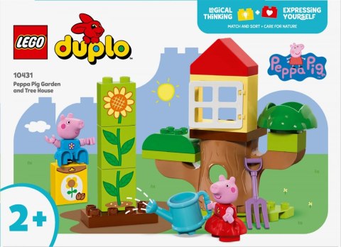 Klocki DUPLO 10431 Peppa Pig Ogród i domek na drzewie Peppy Klocki DUPLO 10431 Peppa Pig Ogród i domek na drzewie Peppy