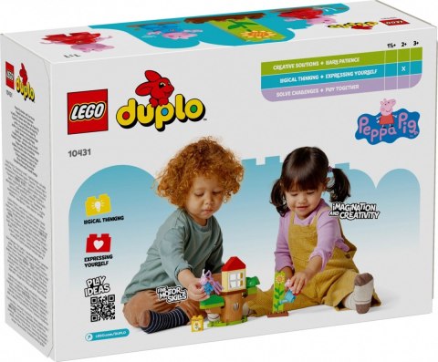 Klocki DUPLO 10431 Peppa Pig Ogród i domek na drzewie Peppy Klocki DUPLO 10431 Peppa Pig Ogród i domek na drzewie Peppy